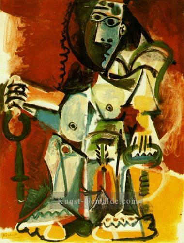 Frau nackte Assise dans un fauteuil 3 1965 kubist Pablo Picasso Ölgemälde
